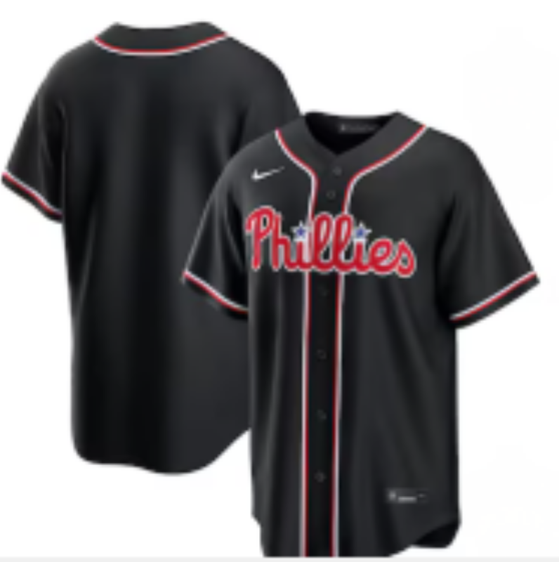 Men 2026 Philadelphia Phillies blank black Game Nike MLB Jersey 06210010